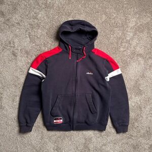 ELLESE COLOUR BLOCK ZIP UP HOODIE
